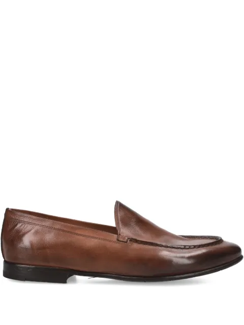 Premiata stitched leather loafers