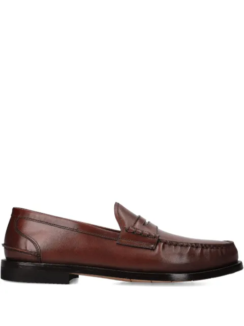 Premiata leather penny loafers