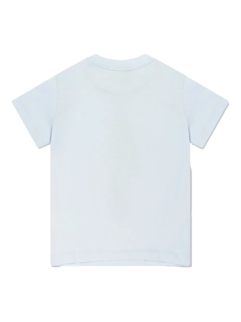Fendi Kids Trompe-l'oeil T-shirt Blauw