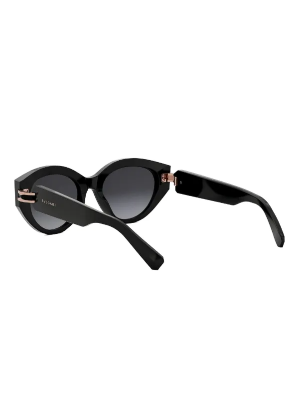 Bvlgari Oval Sunglasses | Black | FARFETCH ZA