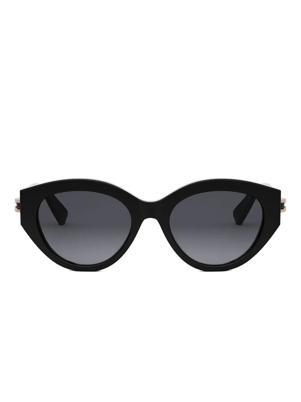 Bvlgari oval sunglasses - Nero