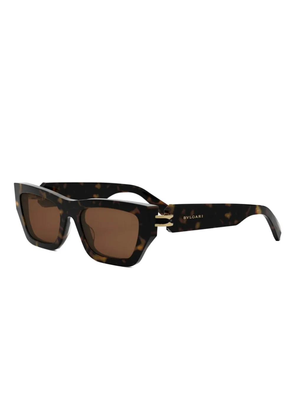Bvlgari Zonnebril met geometrisch montuur - 52E