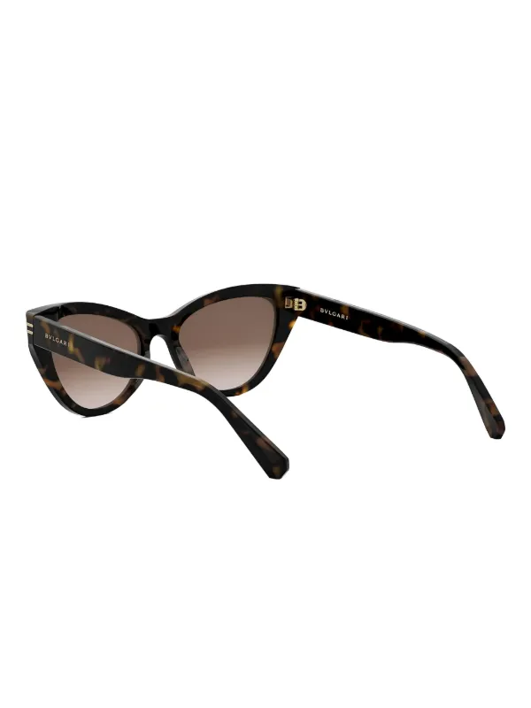 Bvlgari Tortoise Shell Cat-Eye Sunglasses Serpenti Forever cat-eye sunglasses in brown - Bvlgari  main image 2