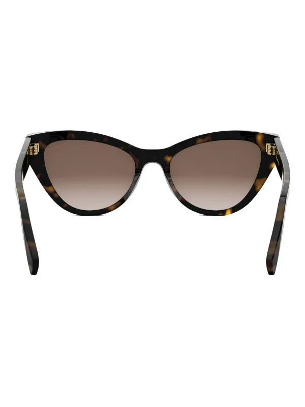 Bulgari Tortoiseshell Gradient Cat-Eye Sunglasses - Brown Serpenti Sunglasses 904325 | Bulgari main image 3