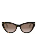 Bvlgari B.zero1 tortoiseshell-effect cat-eye sunglasses - Brown