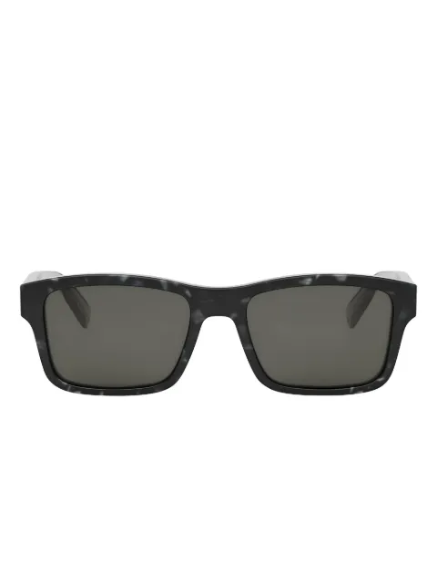 Bvlgari marble-effect square sunglasses