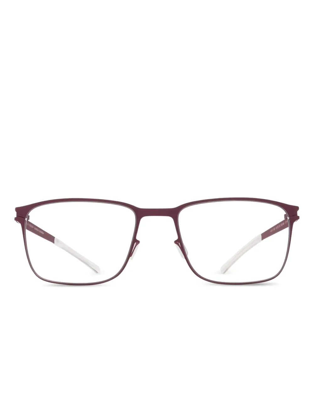 Mykita rectangle-frame glasses Rood