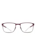 Mykita rectangle-frame glasses - Red