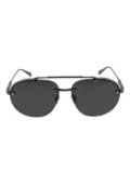 Bvlgari titanium-frame sunglasses - Black