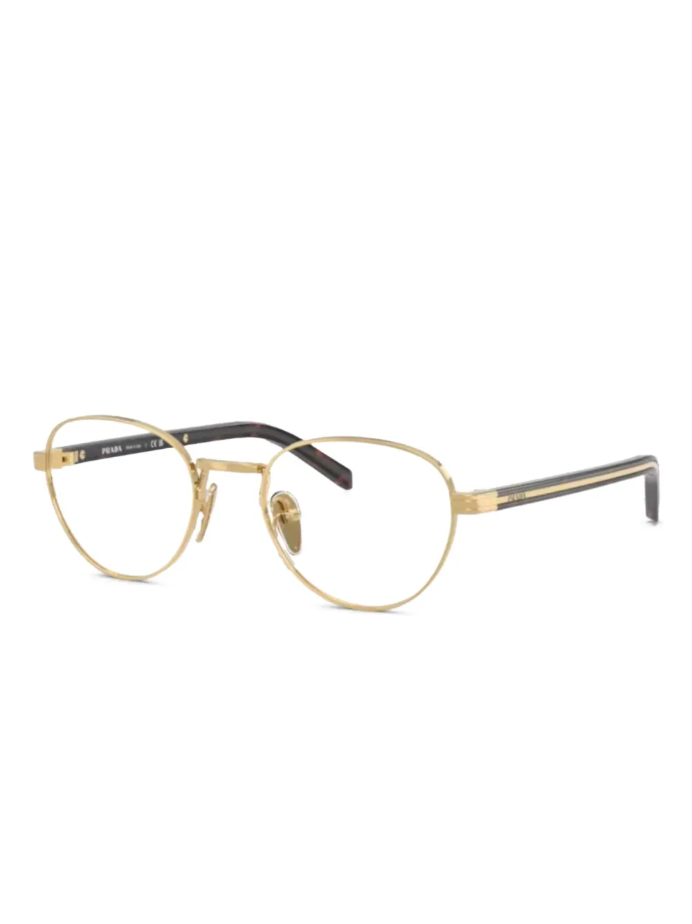 PRADA METAL-FRAMED EYEGLASSES