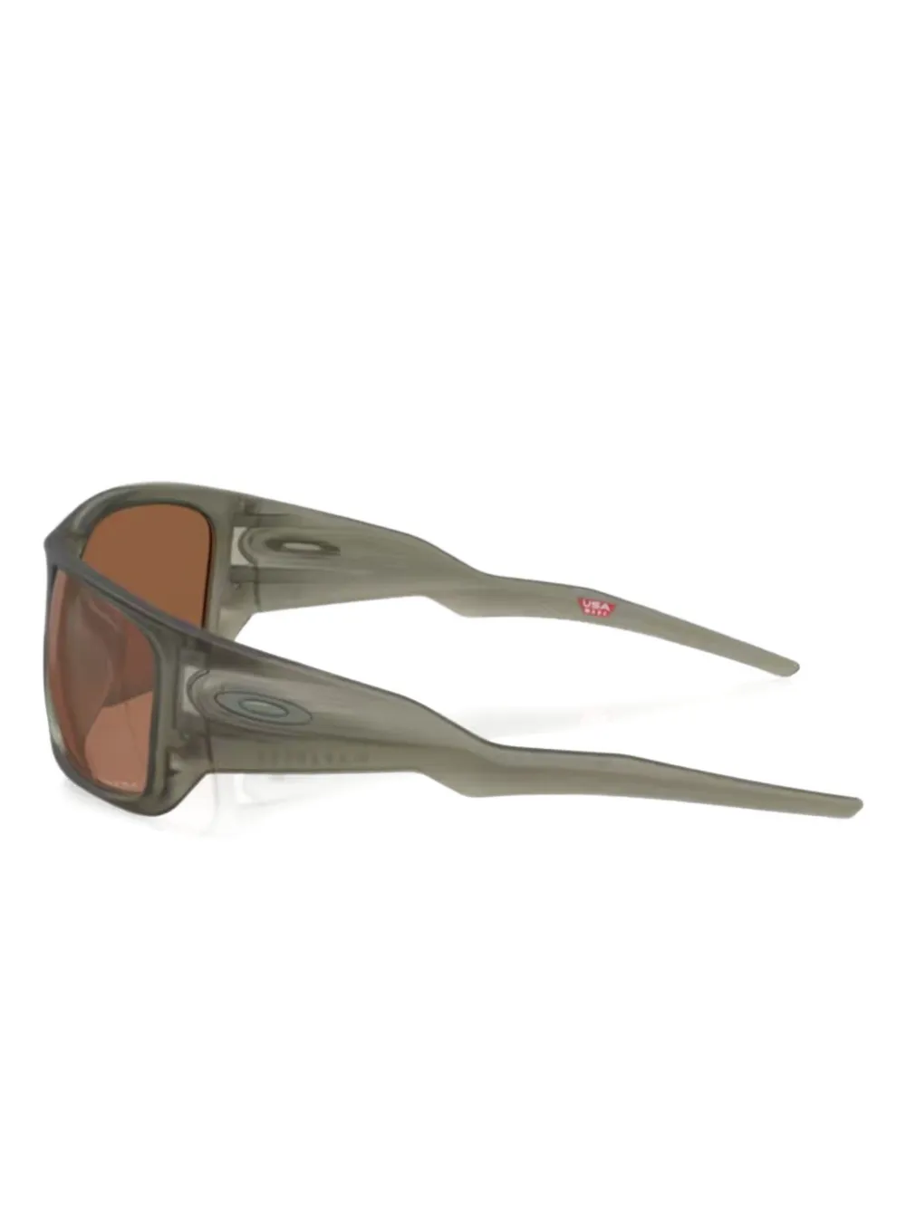 Oakley Zonnebril met logoprint Bruin