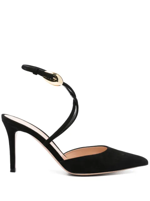 Gianvito Rossi Sapato de camurça com salto 90mm