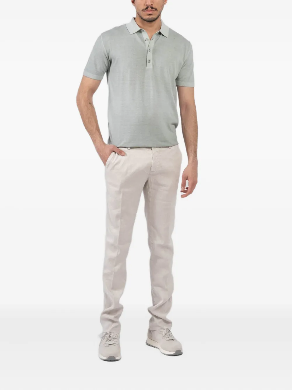 Fradi cotton polo shirt - Groen
