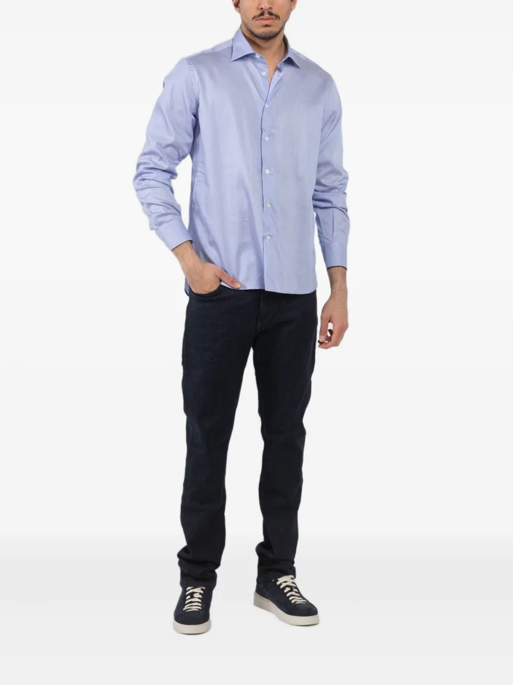 Fradi cotton shirt - Blauw