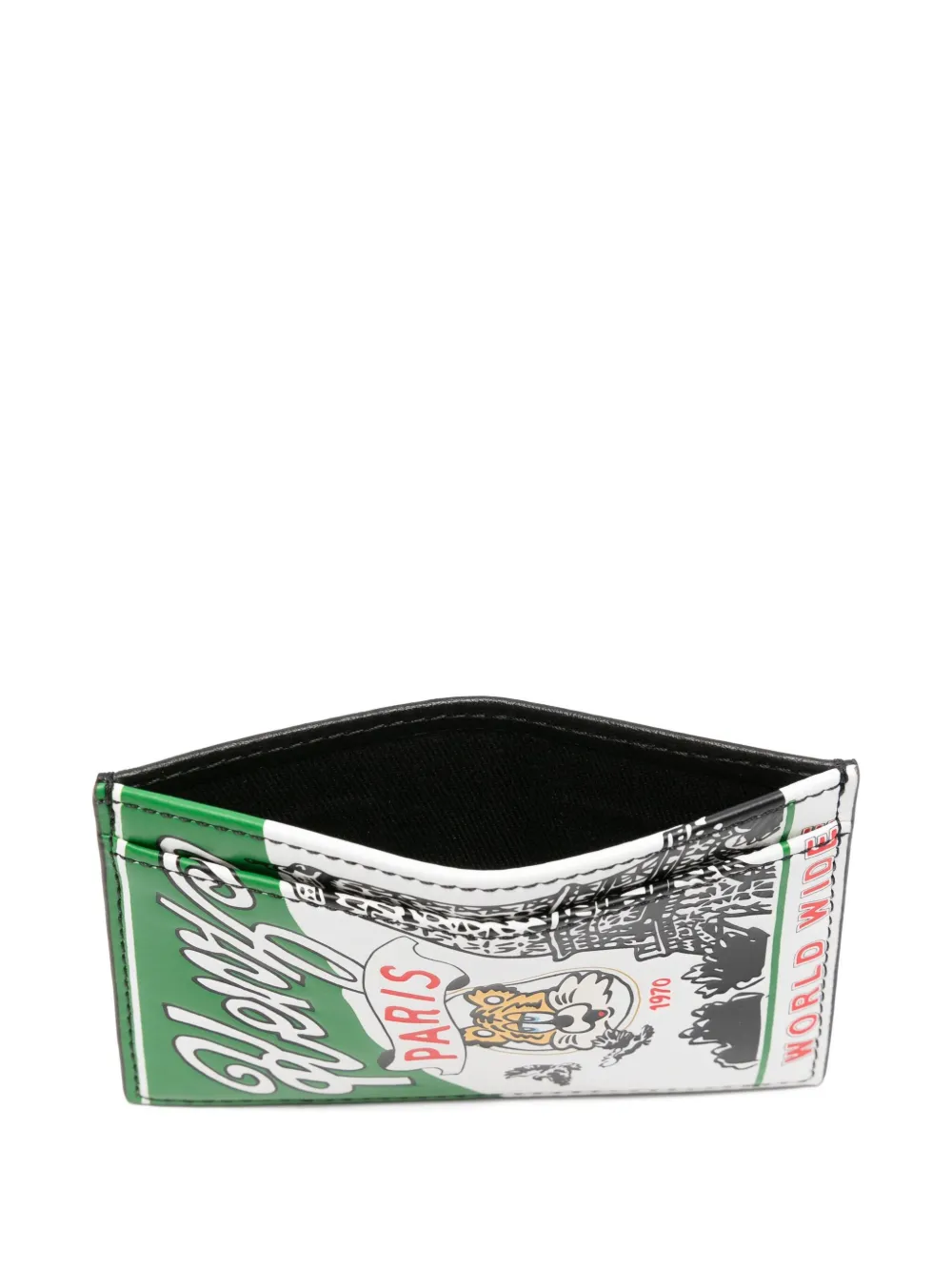 Kenzo x Verdy leren pasjeshouder Zwart