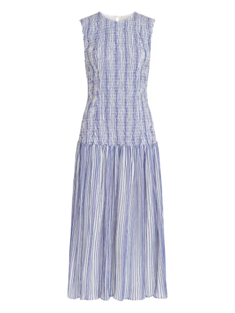 Marie Oliver Porter smocked midi dress