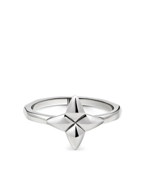 Nialaya Jewelry anillo en forma de estrella en plata de ley