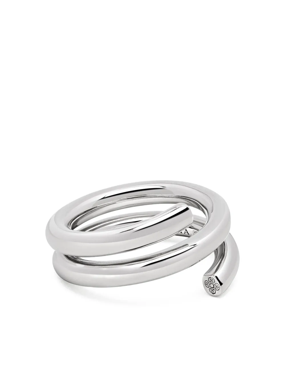 spiral double-band ring