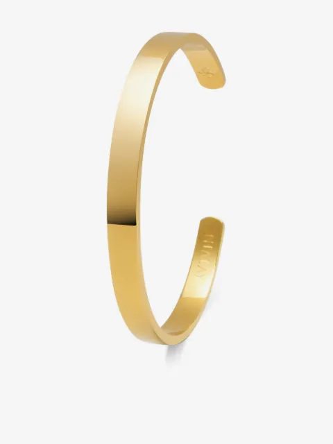 Nialaya Jewelry logo-engraved bracelet