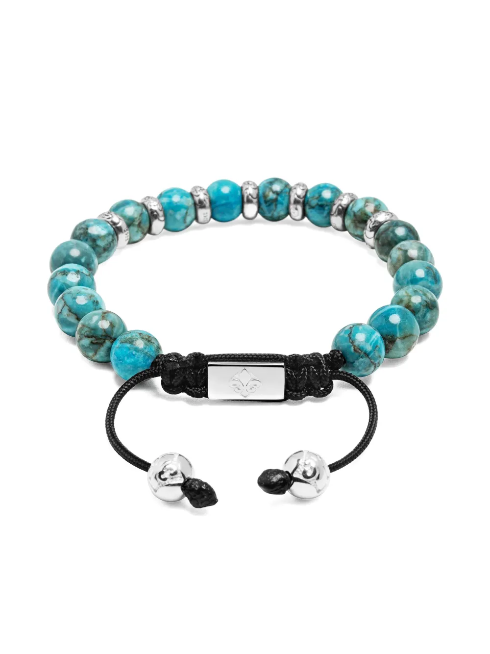 Nialaya Jewelry Beaded Bracelet In Silver