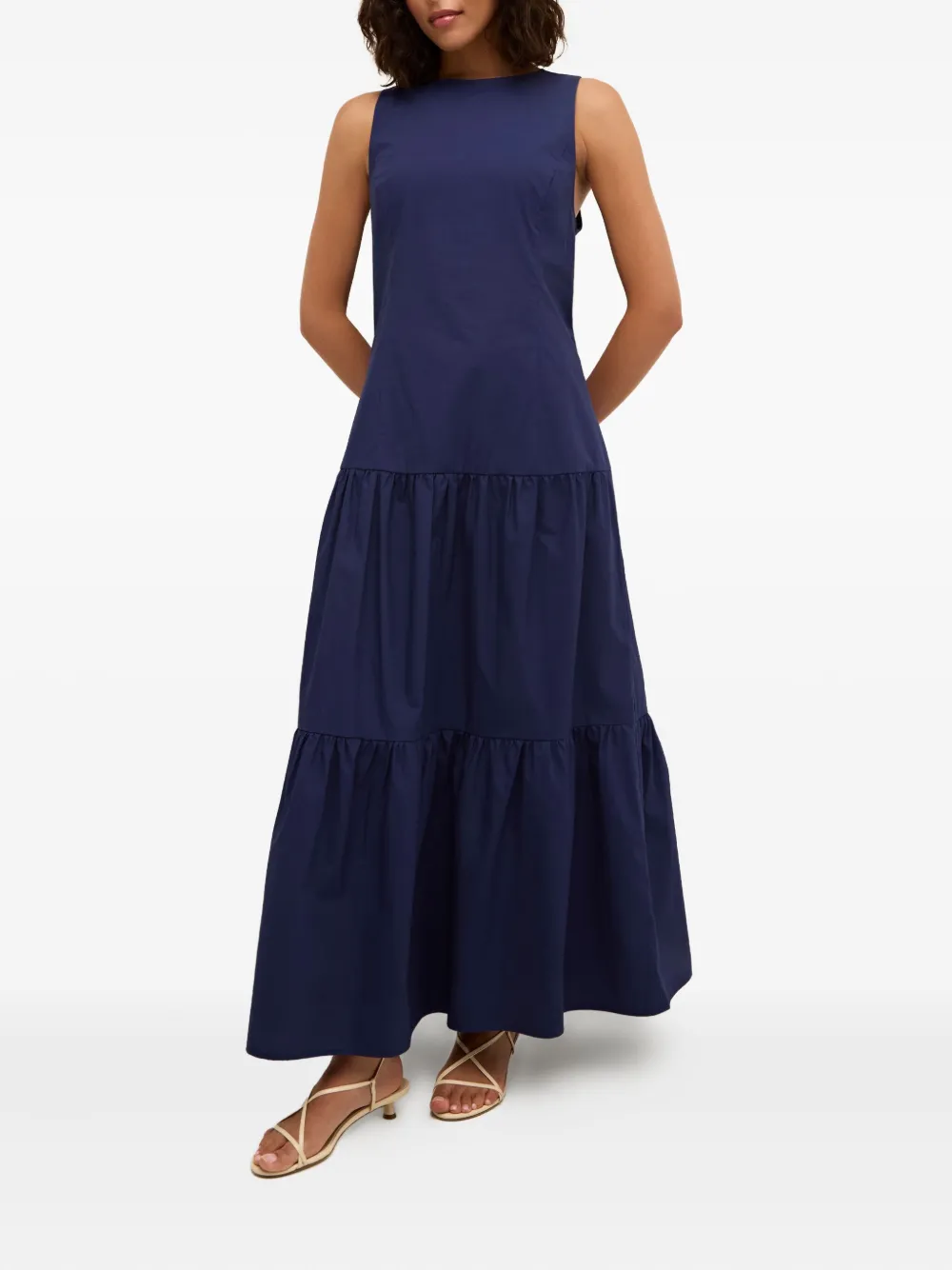 Shop Marie Oliver Zelda Tiered Dress In Blue