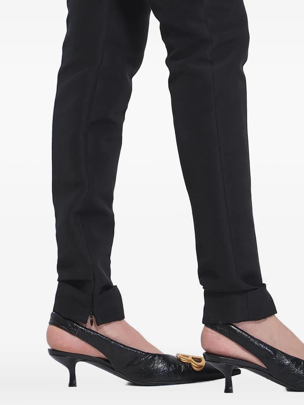 Balenciaga High waist broeken Zwart