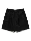 Honor The Gift chain-trimmed cargo shorts - Black