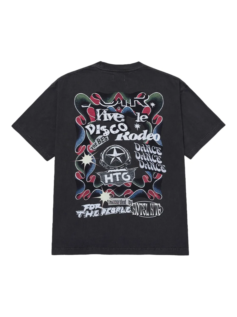 Honor The Gift Disco Rodeo T-shirt - Zwart