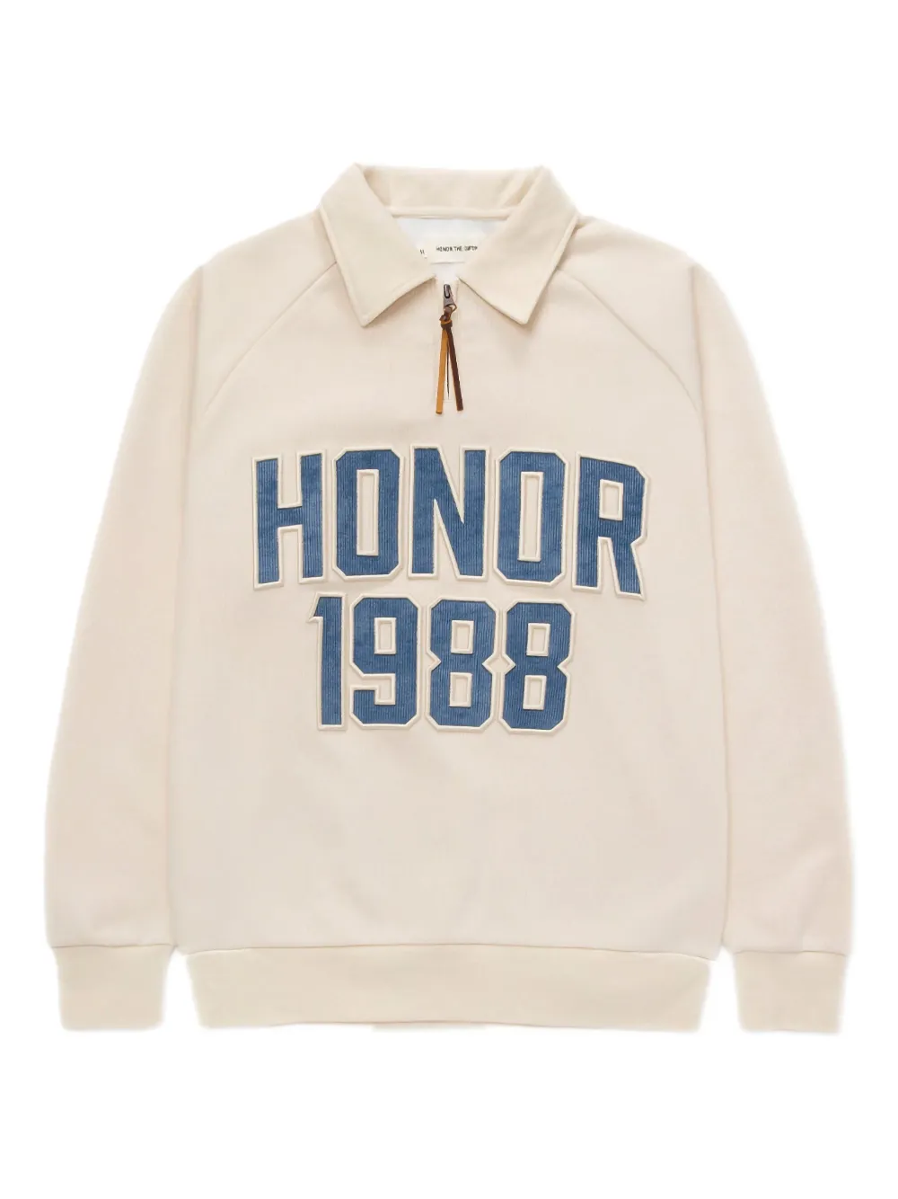 Honor The Gift sudadera estilo playera tipo polo 1988 | blanco | Image 1