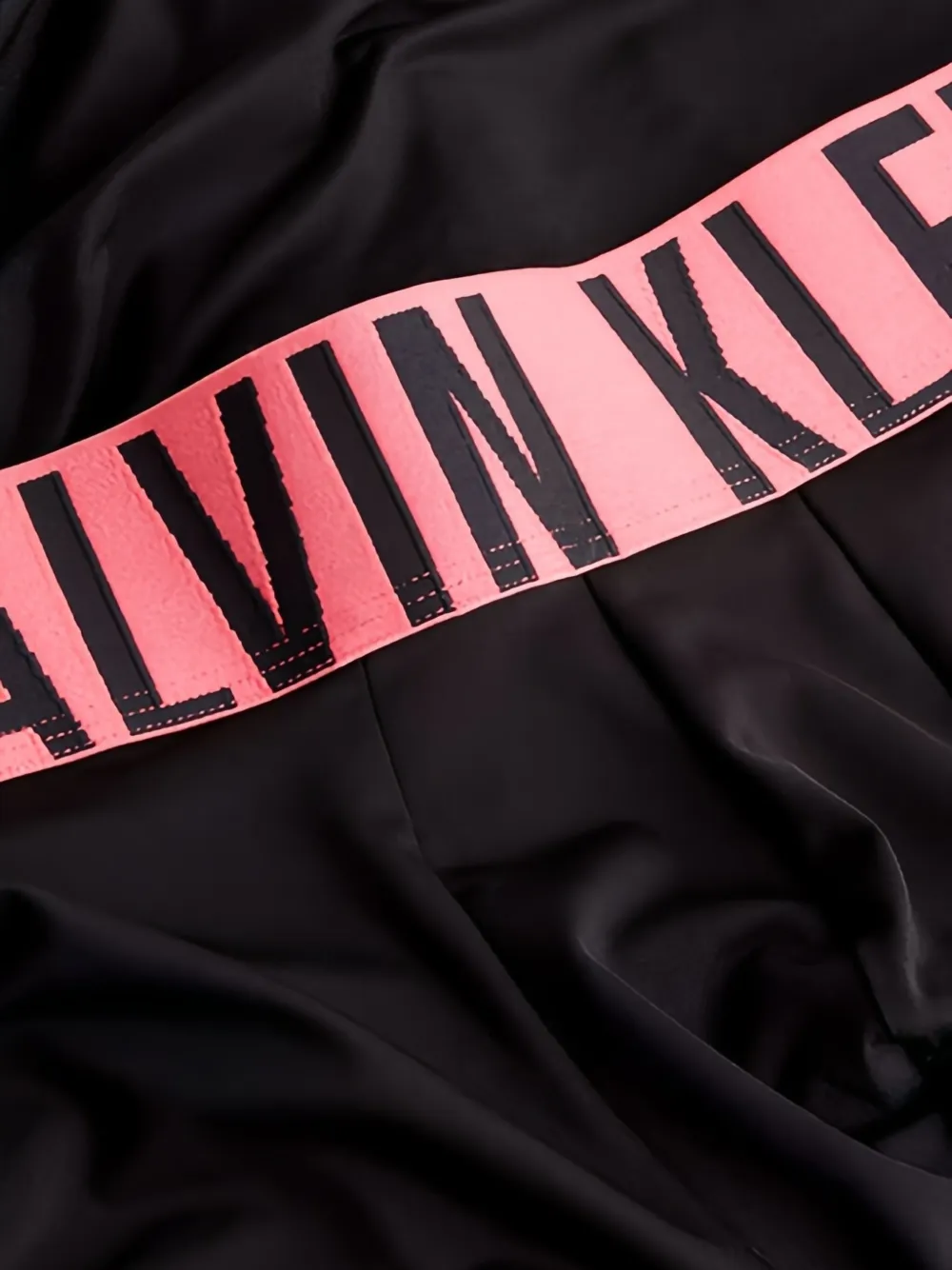 Calvin Klein Drie boxershorts met logo Zwart