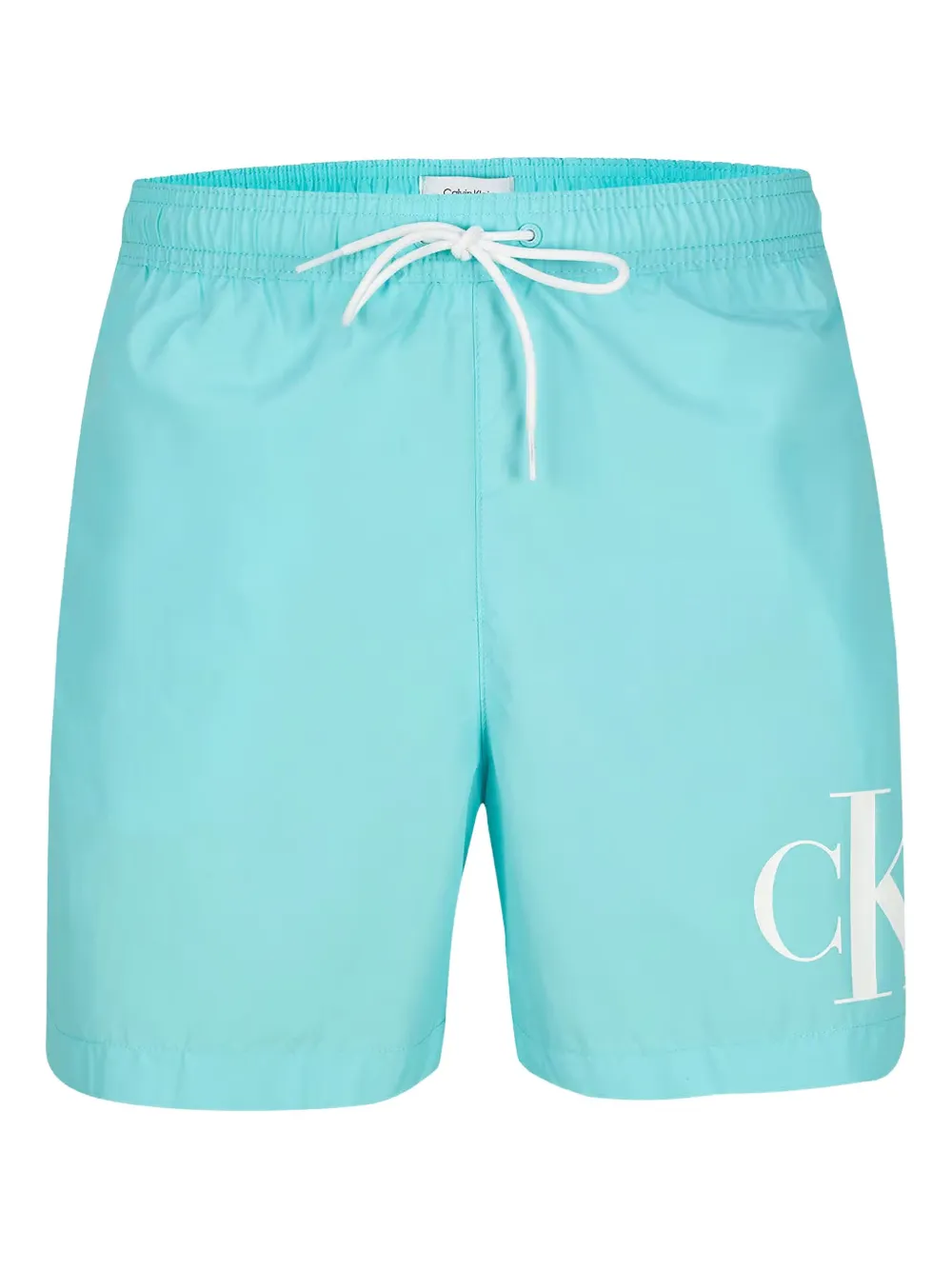 Calvin Klein logo-print swim shorts | Blue | Image 1
