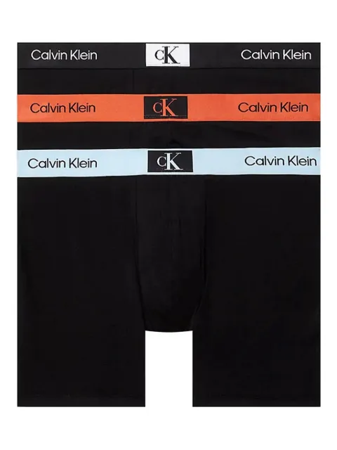 Calvin Klein طقم بوكسرات بخصر بشعار الماركة (3 قطع)