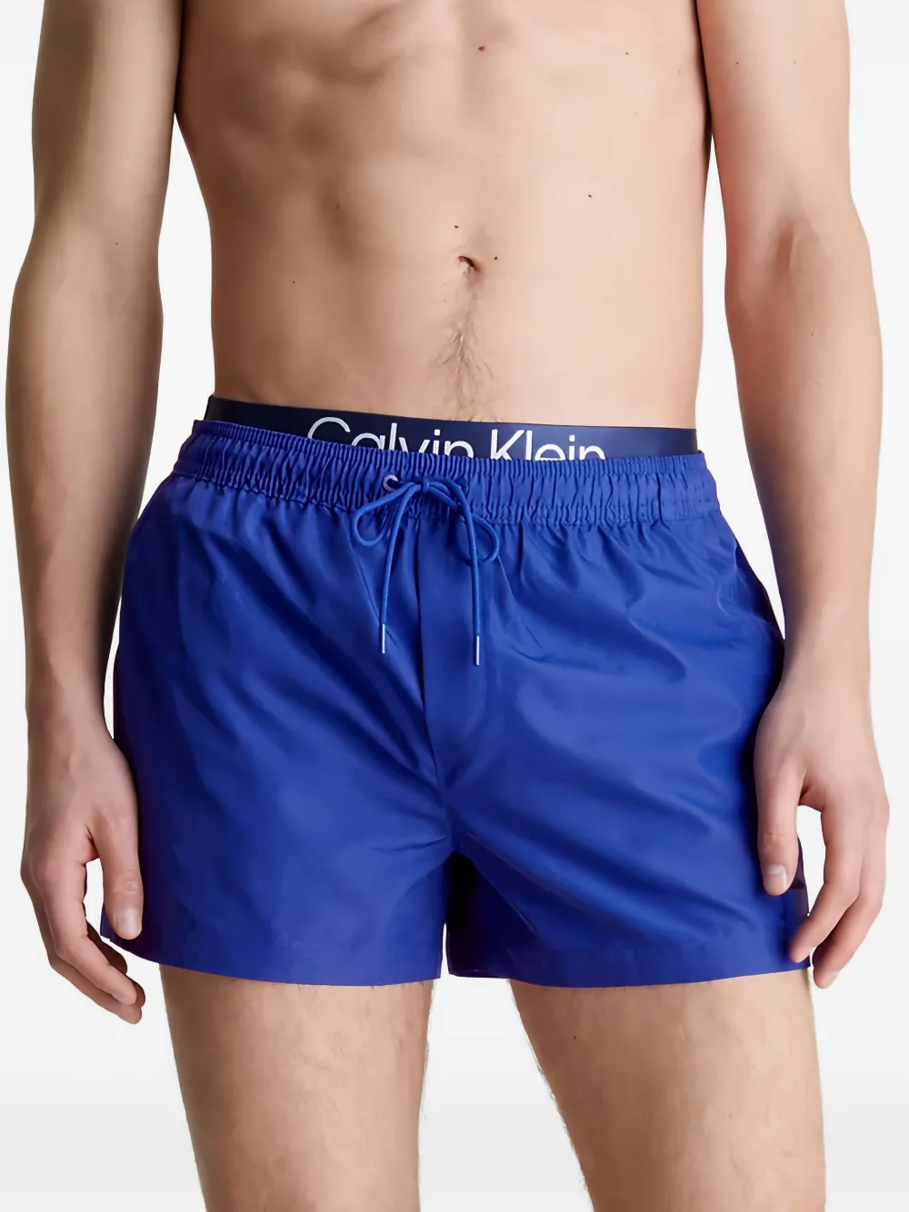 Calvin Klein Gelaagde zwembroek Blauw