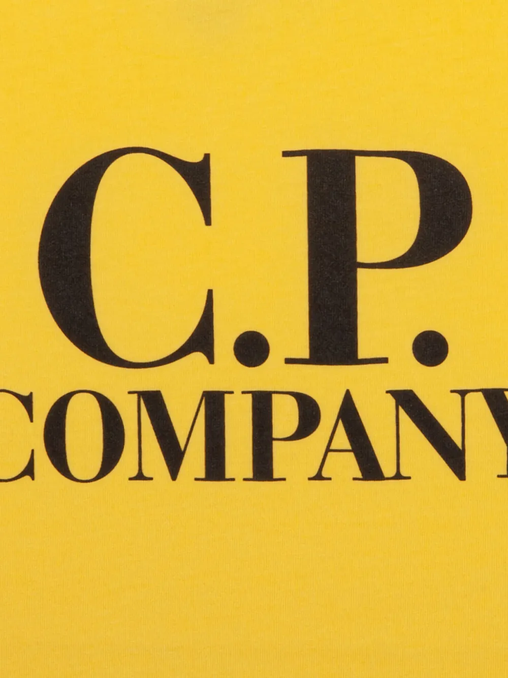 C.P. Company Kids T-shirt met logoprint Geel