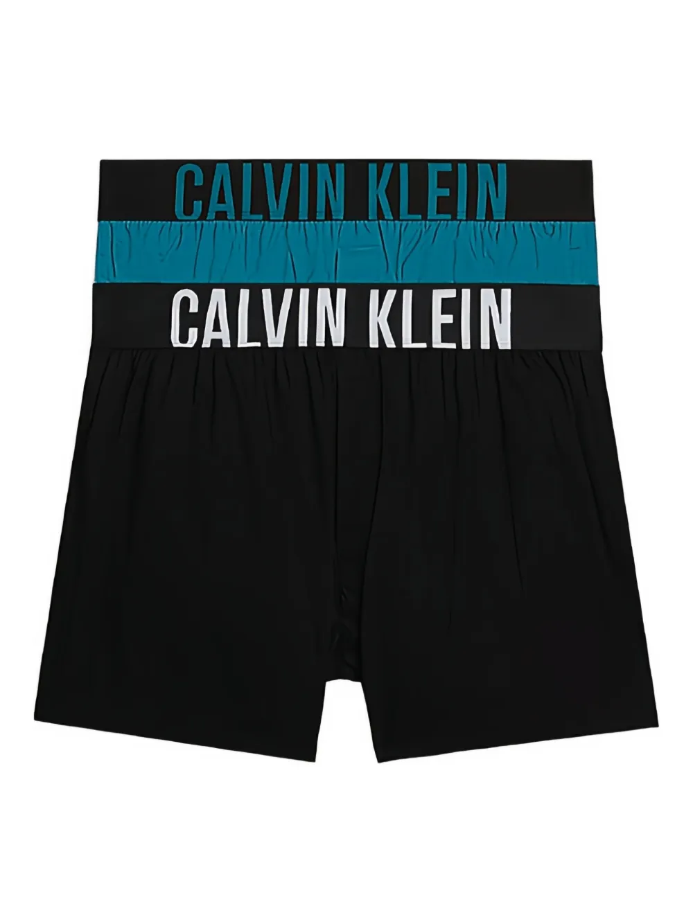 Calvin Klein ダブルバンド ボクサーパンツ - ブラック Calvin Klein ダブルバンド ボクサーパンツ - ブラック