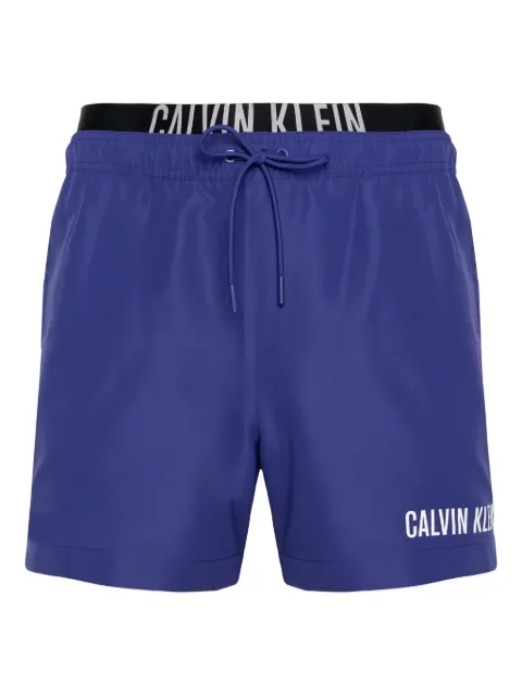 Calvin Klein logo-print swim shorts