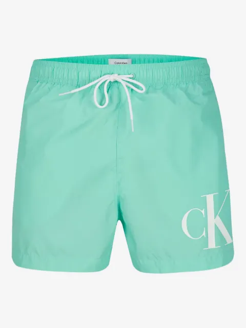 Calvin Klein logo-print swim shorts