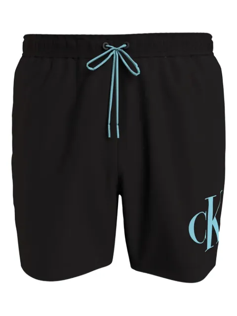 Calvin Klein logo-print swim shorts