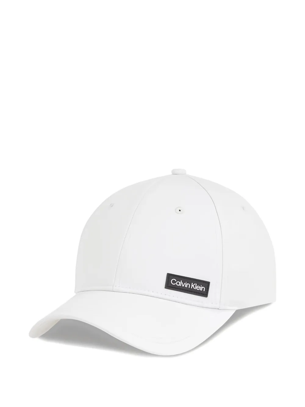 Calvin Klein logo-patch baseball cap | White | Image 1