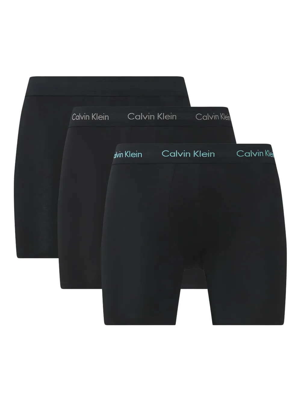 Calvin Klein Cotton Boxers (pack Of Three) In Black