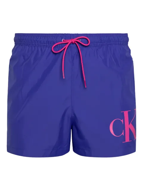 Calvin Klein logo-print swim shorts