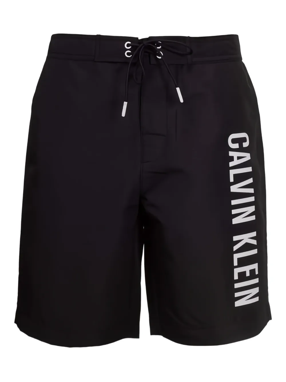 Calvin Klein logo-print swim shorts | Black | Image 1