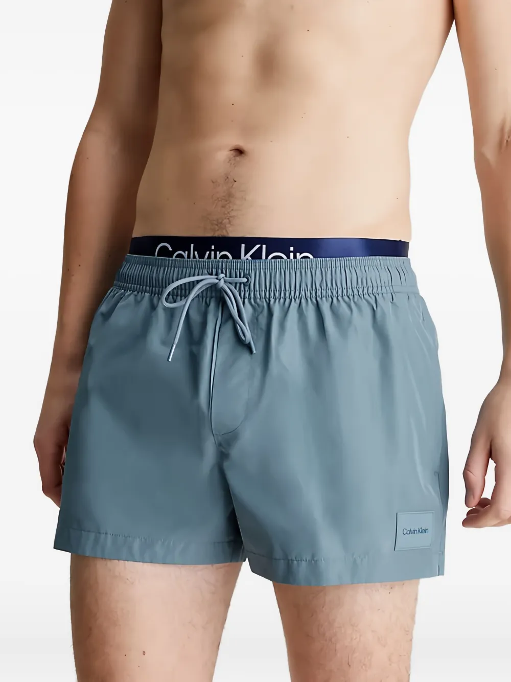 Calvin Klein Zwembroek met logoband Blauw