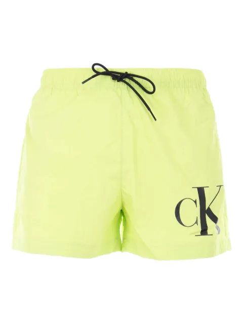 Calvin Klein logo-print swim shorts