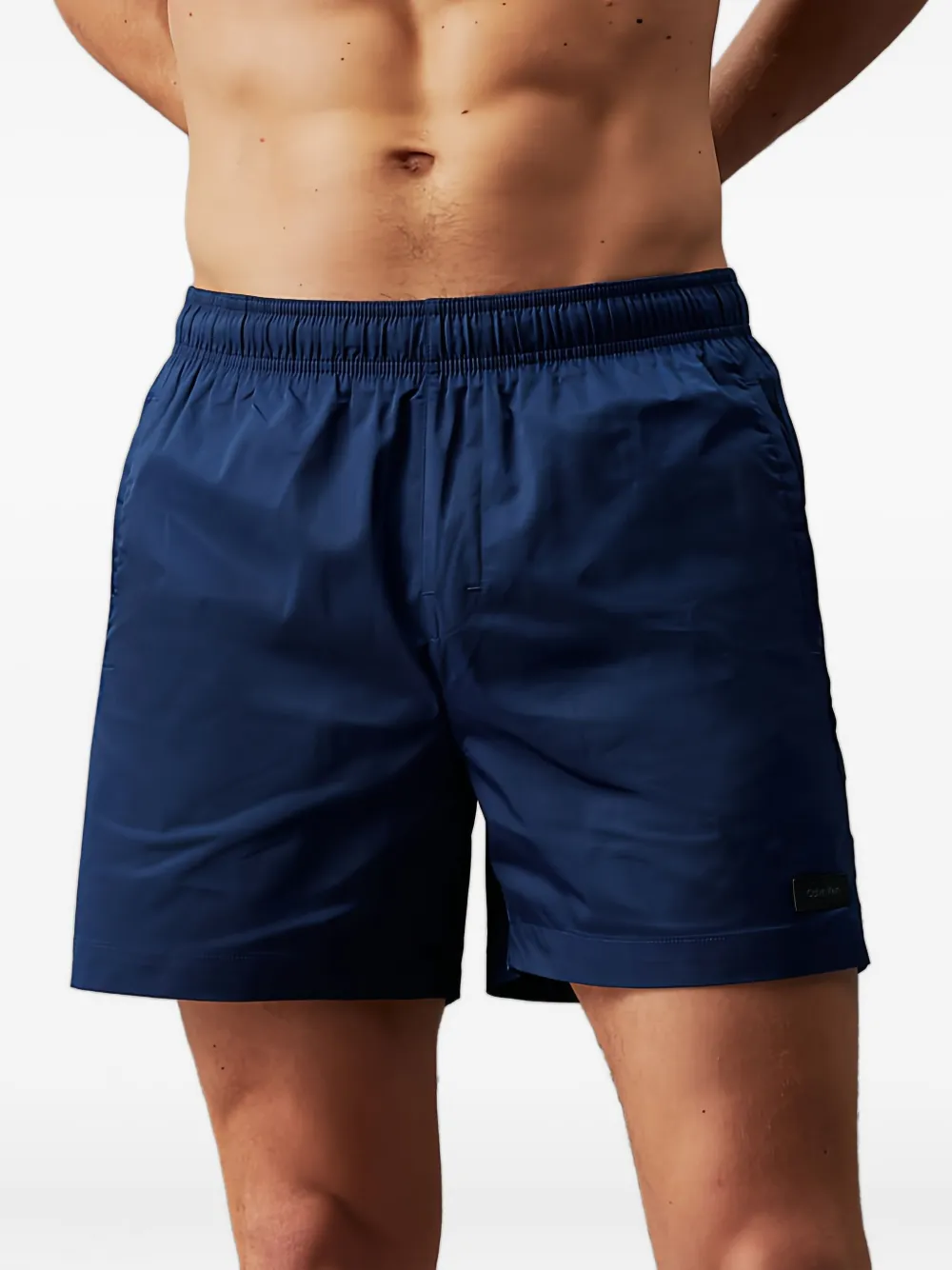 Calvin Klein recycled polyester swim shorts | Blue | Image 1