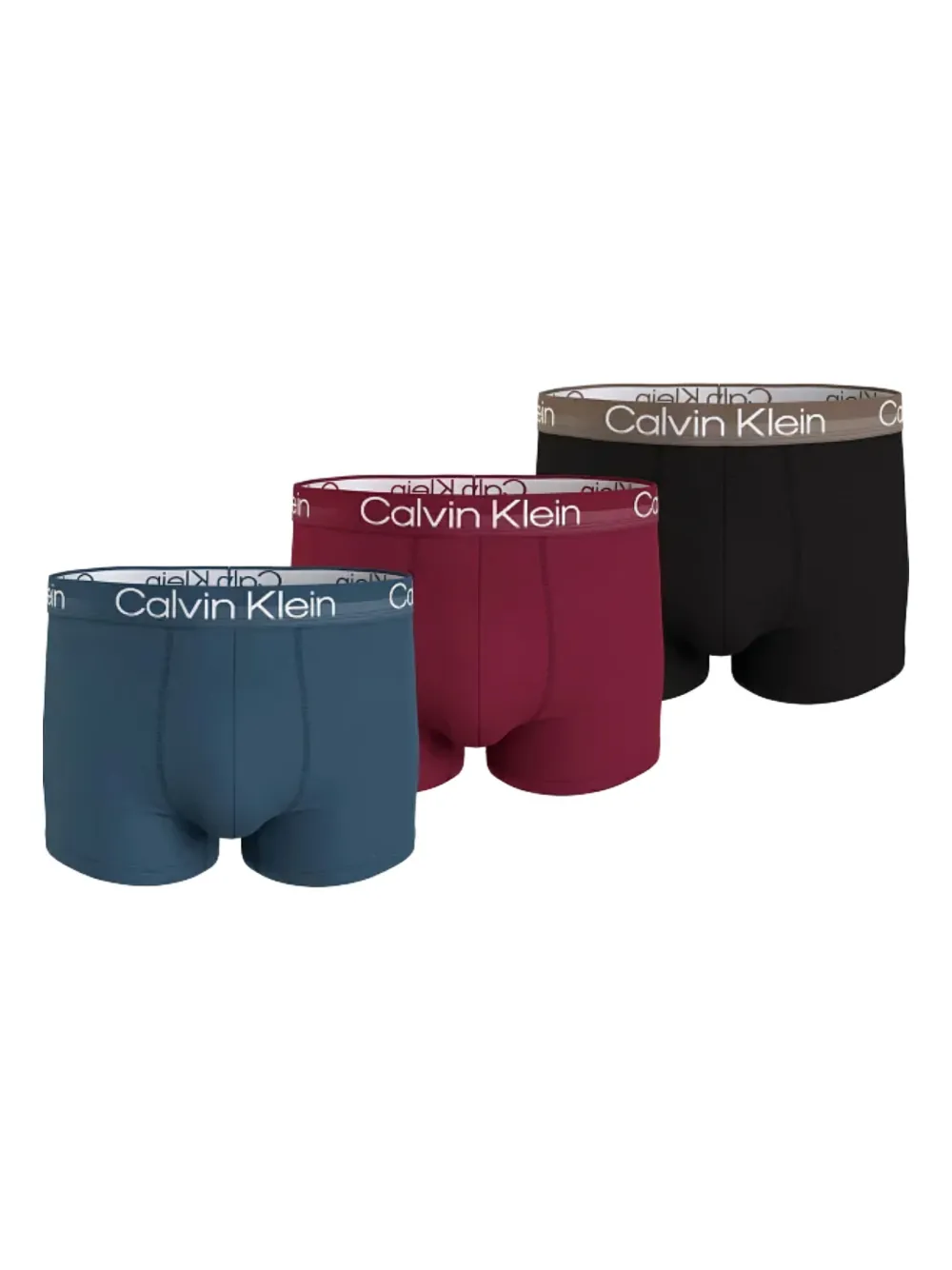 Calvin Klein logo-waistband boxers (pack of three) | Blue | Image 1