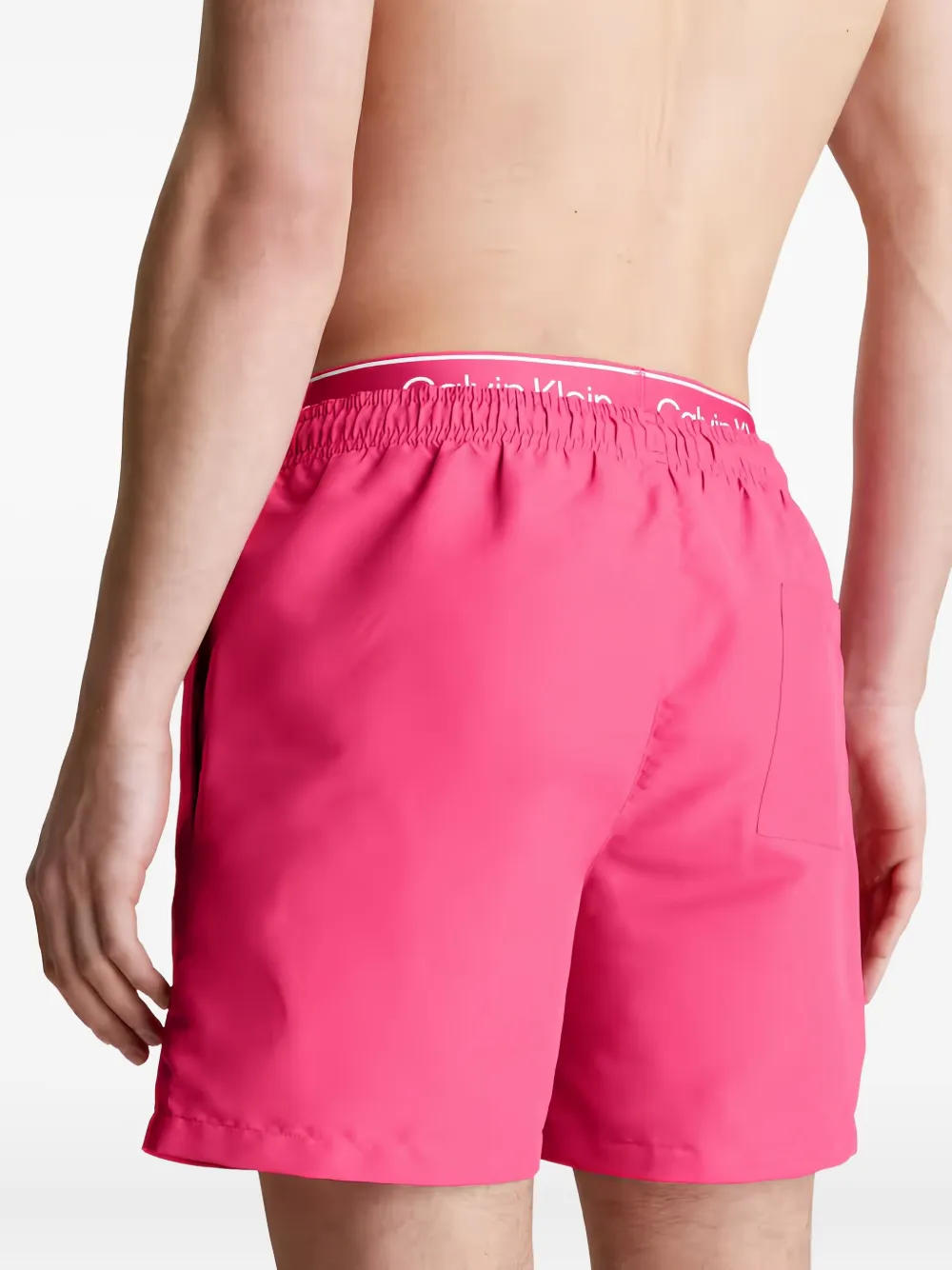 Calvin Klein Zwembroek met logoprint Roze