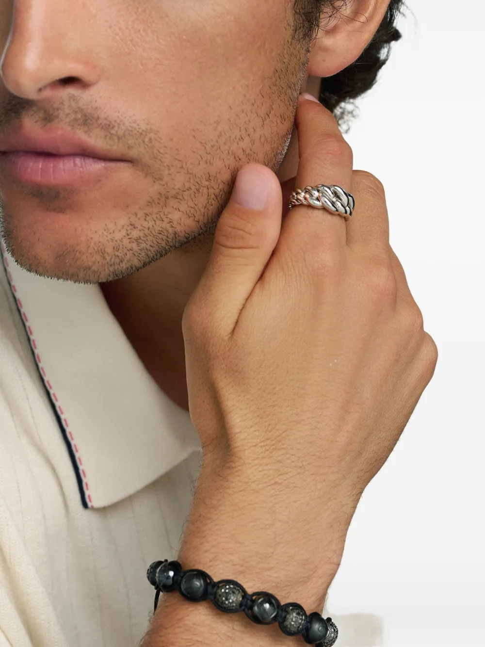 Nialaya Jewelry Anello in argento sterling