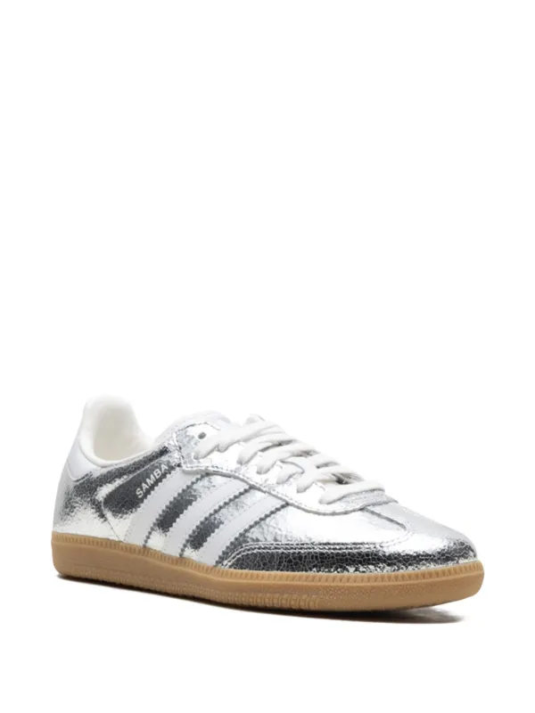 ★関税込★adidas★SAMBA OG★22-30cm★SILVER Amazon.com | Adidas Samba OG Womens Sneaker (Silver Metallic