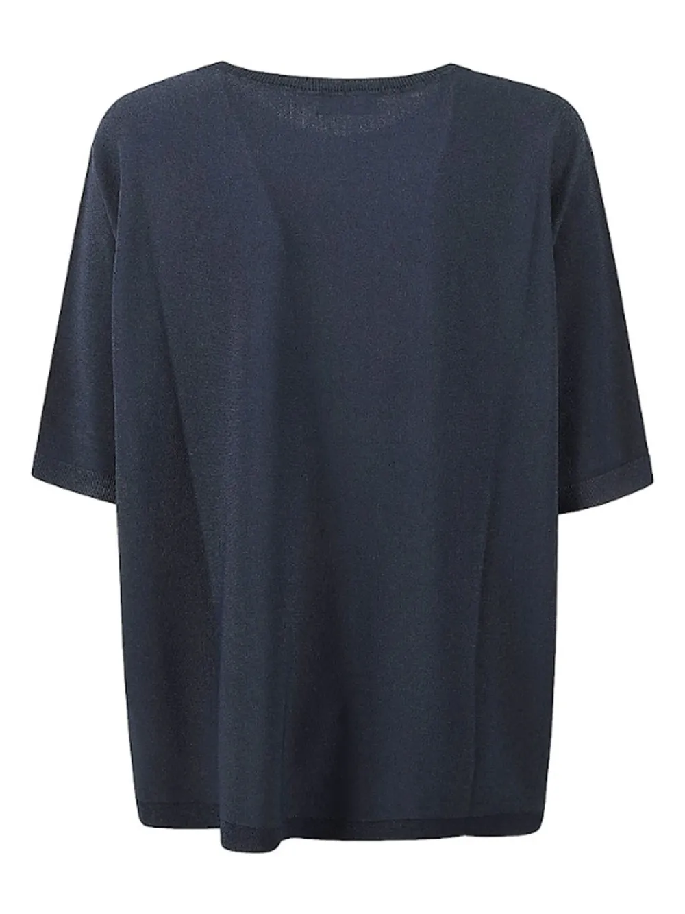 Roberto Collina Gebreid T-shirt Blauw